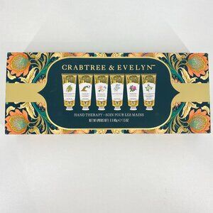Crabtree & Evelyn 6 Piece Hand Therapy Boxed Set 45Gm Ea